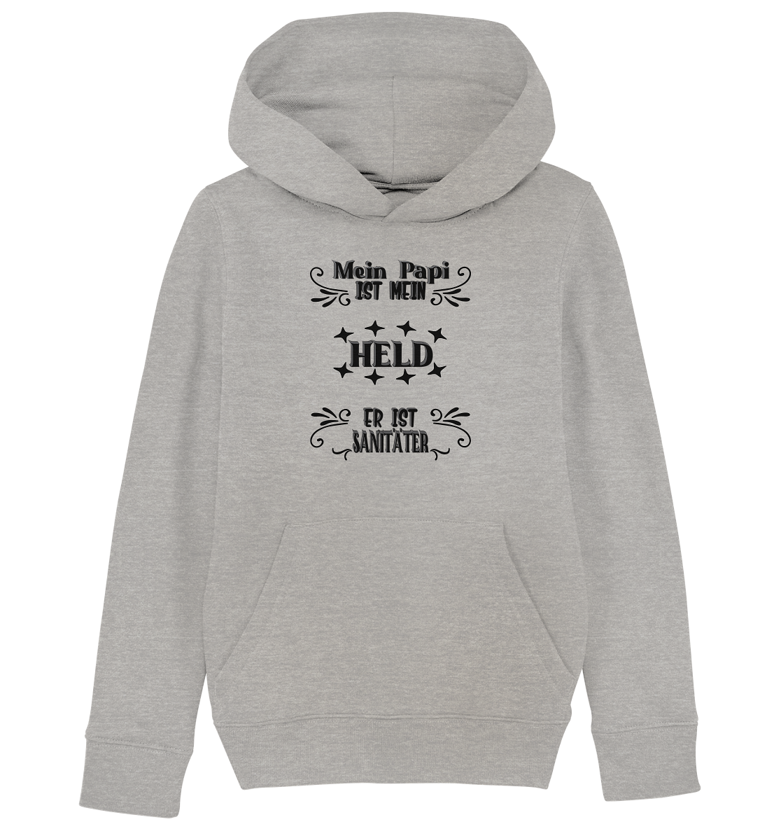 DAS PAPA PROJEKT-MEIN HELD-SANITÄTER- Kids Organic Hoodie