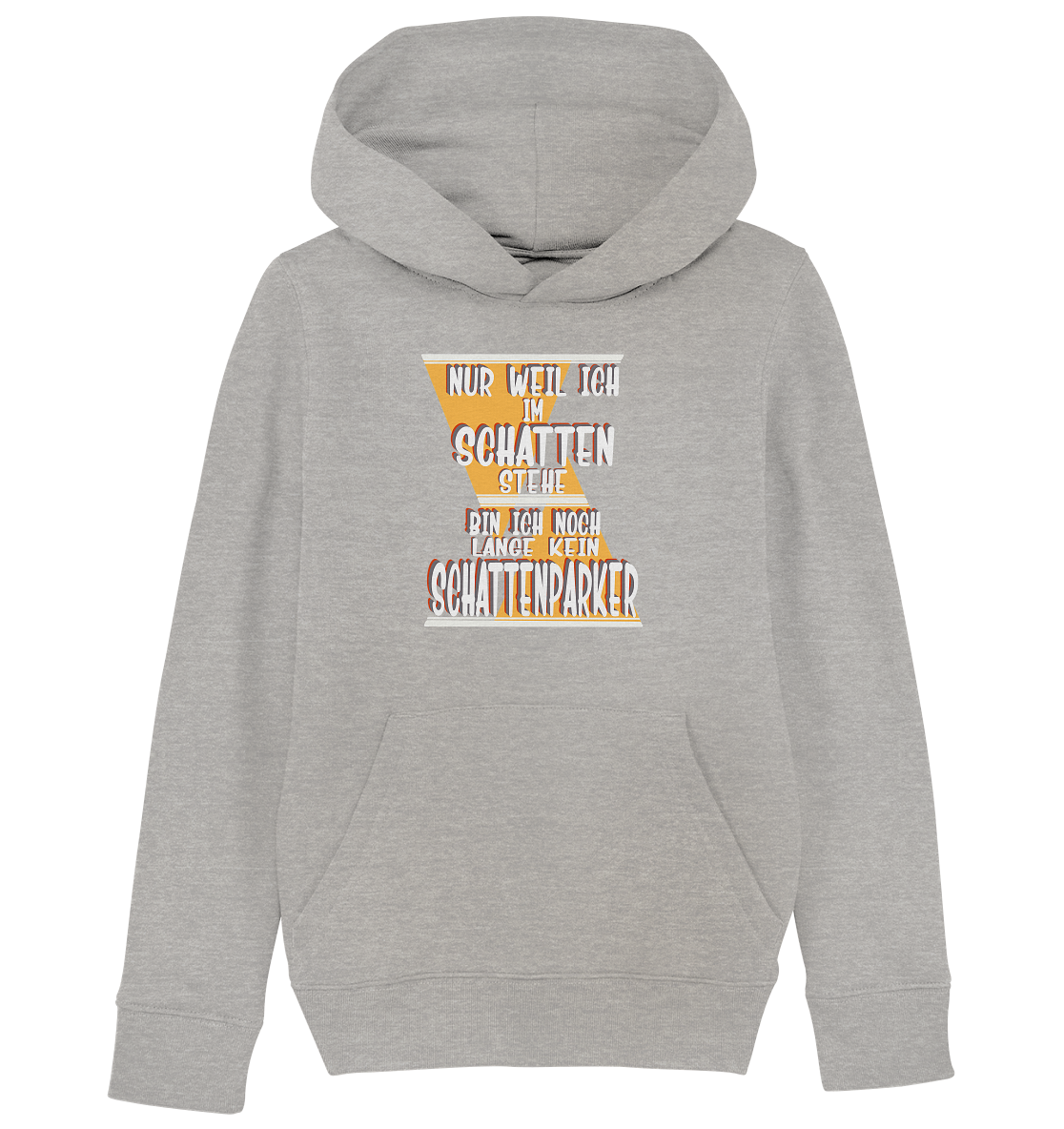 Schattenparker, mein Statement, Helles Design - Kids Organic Hoodie