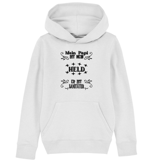 DAS PAPA PROJEKT-MEIN HELD-SANITÄTER- Kids Organic Hoodie