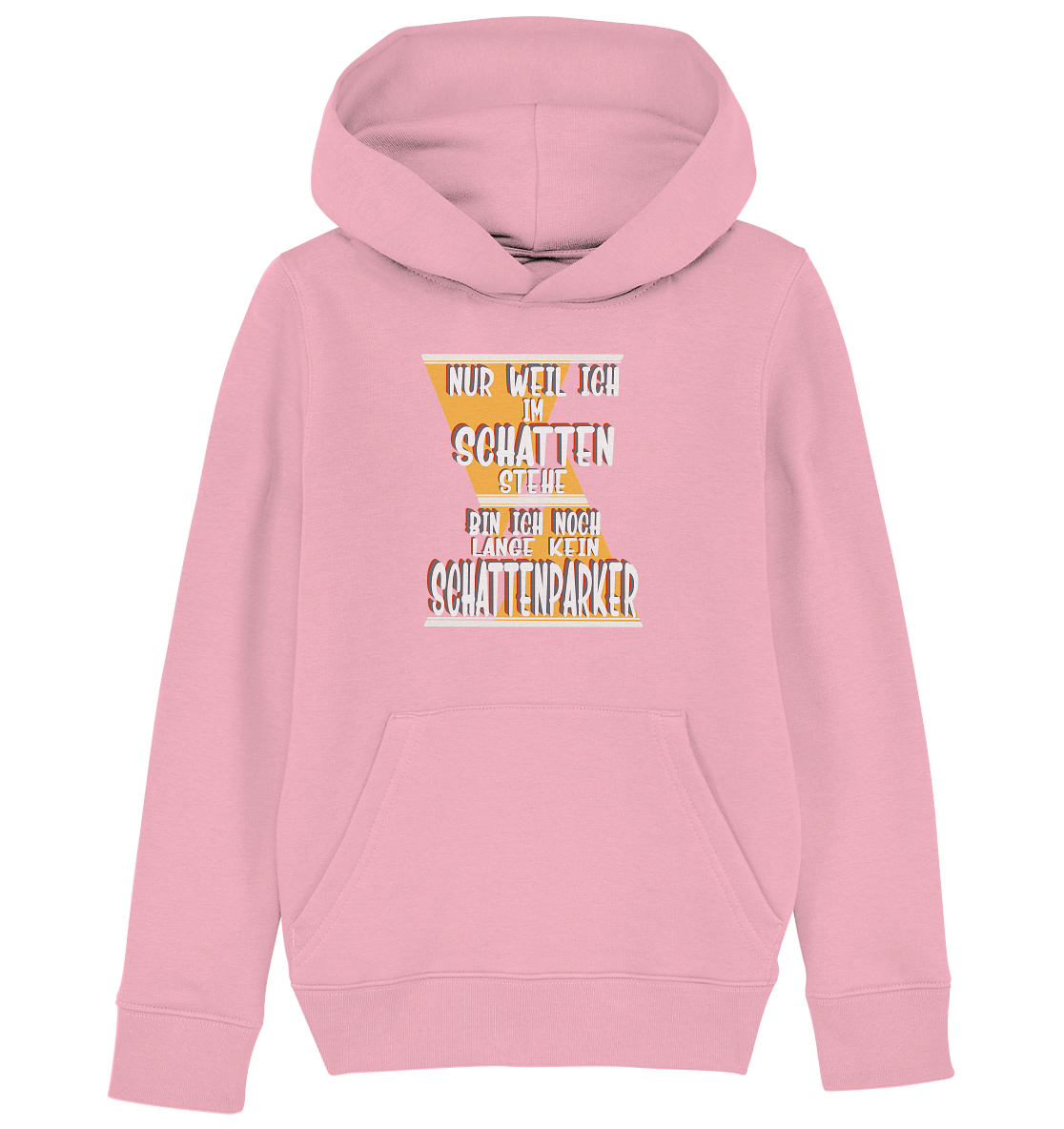 Schattenparker, mein Statement, Helles Design - Kids Organic Hoodie