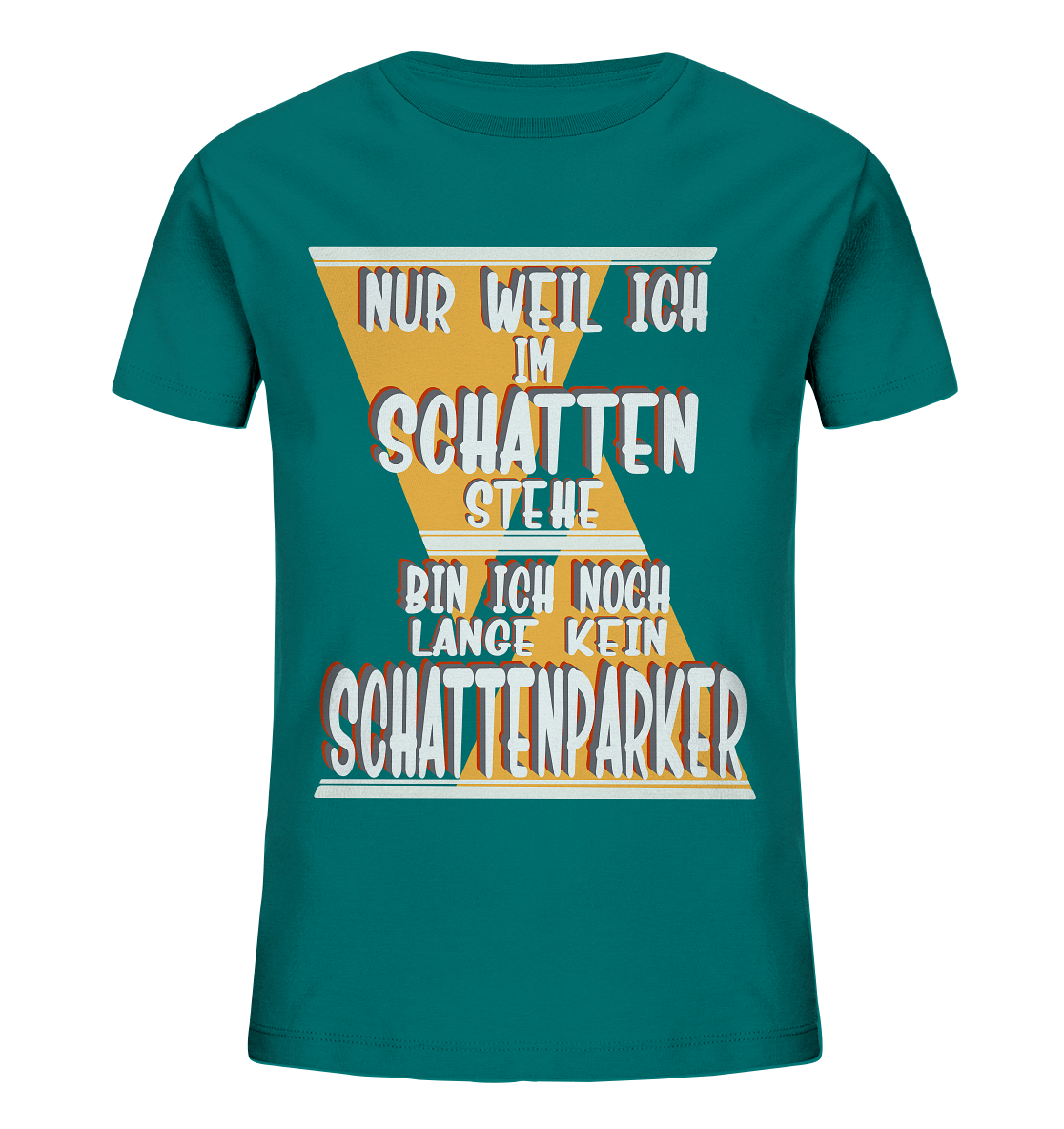 Schattenparker, mein Statement, Helles Design - Kids Organic Shirt