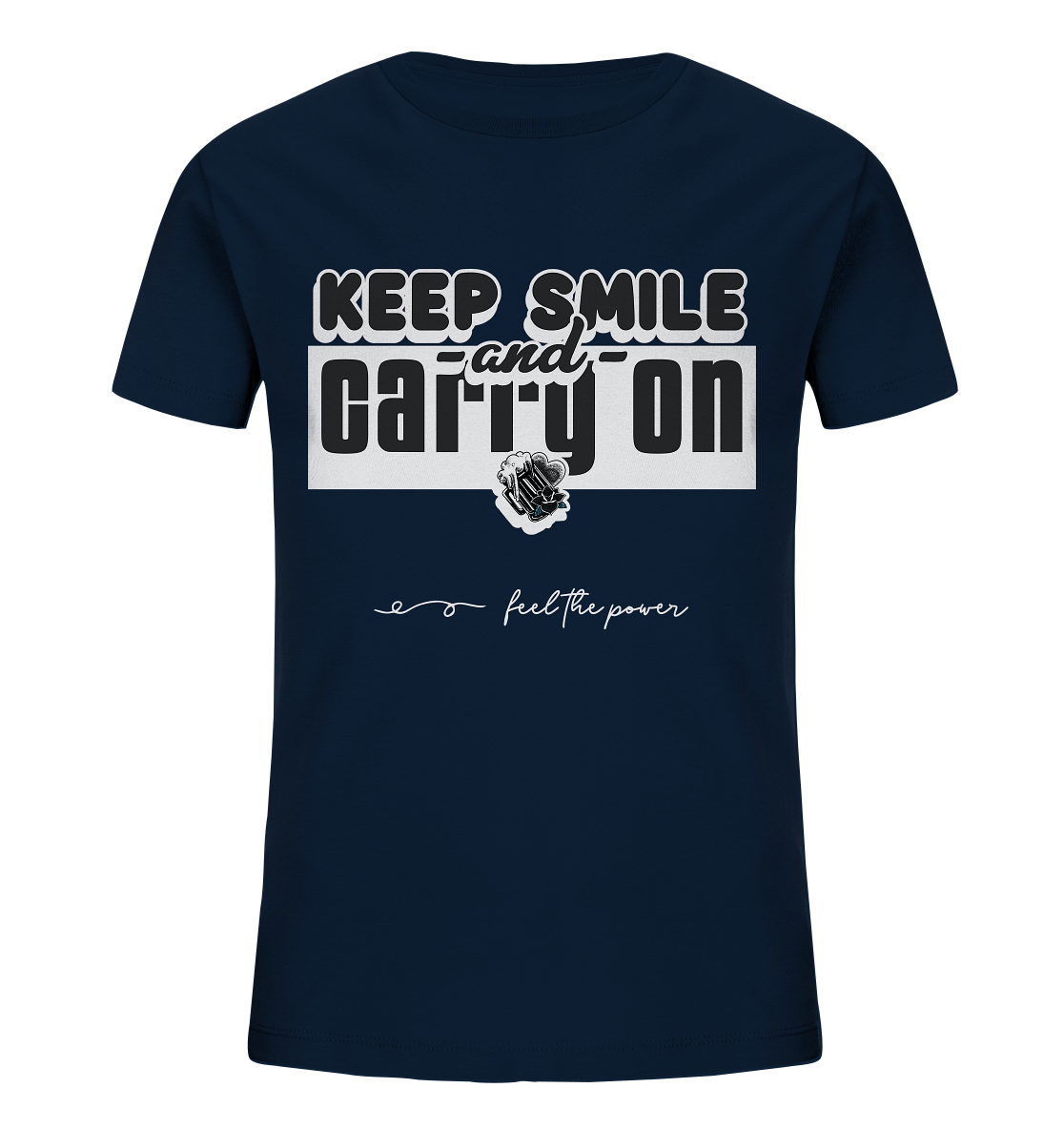 "Keep Smile"  - Kids Organic Shirt