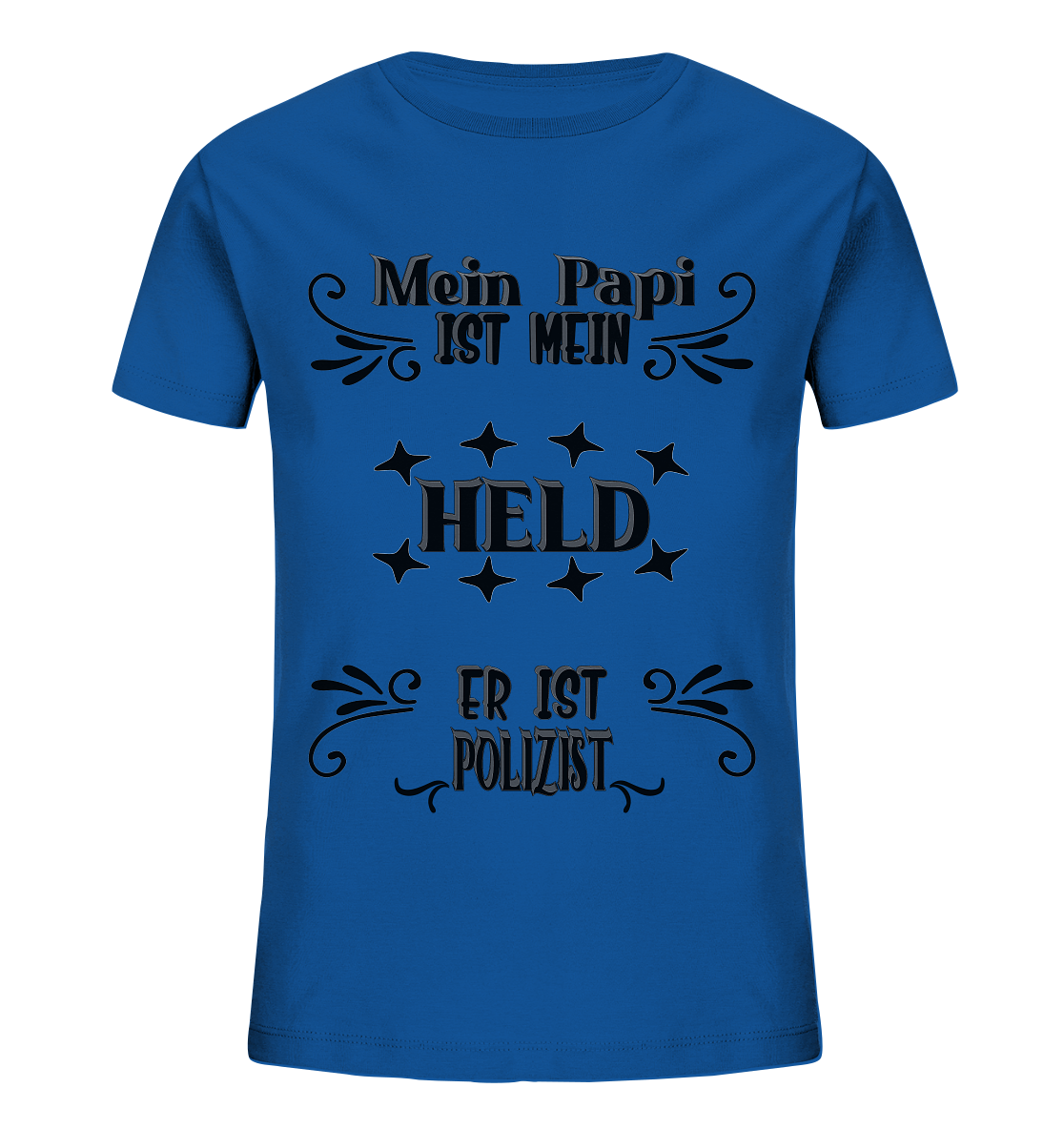 DAS PAPA PROJEKT-MEIN HELD-POLIZIST- Kids Organic Shirt