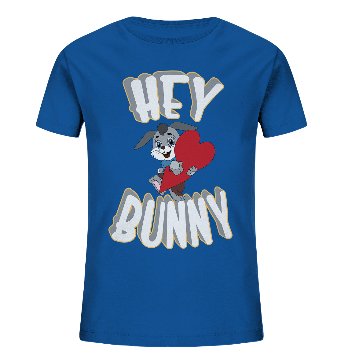 Hey Bunny, Valentine, Valentinstag am 14. Februar, Geschenkideen - Kids Organic Shirt