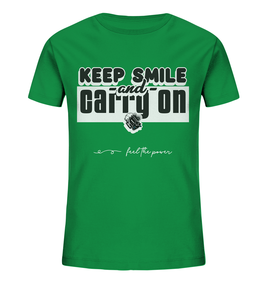 "Keep Smile"  - Kids Organic Shirt