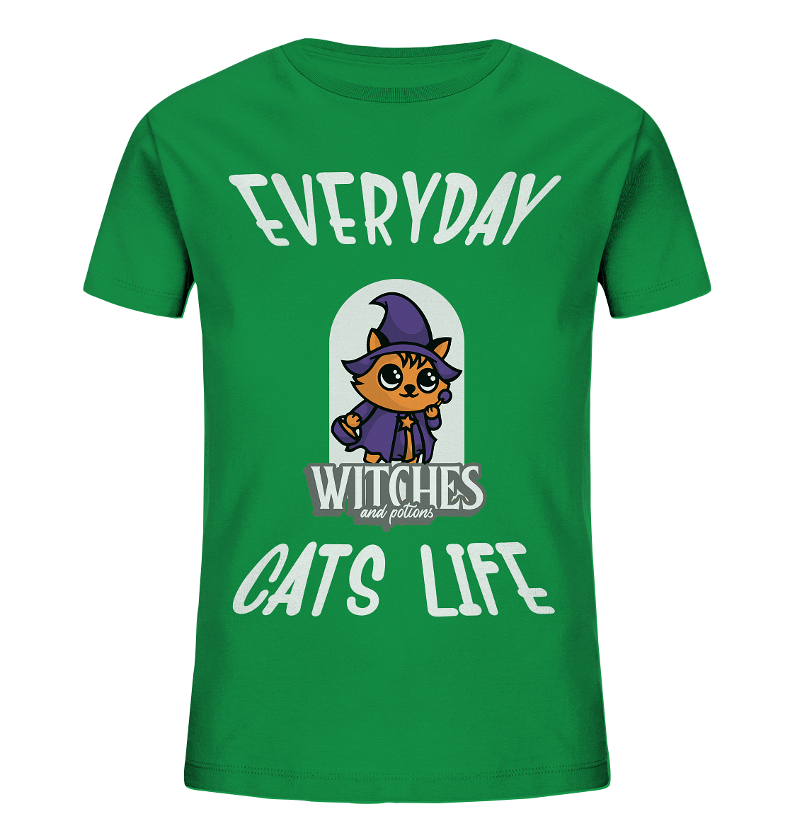 T-Shirt Comic Katze Hexe