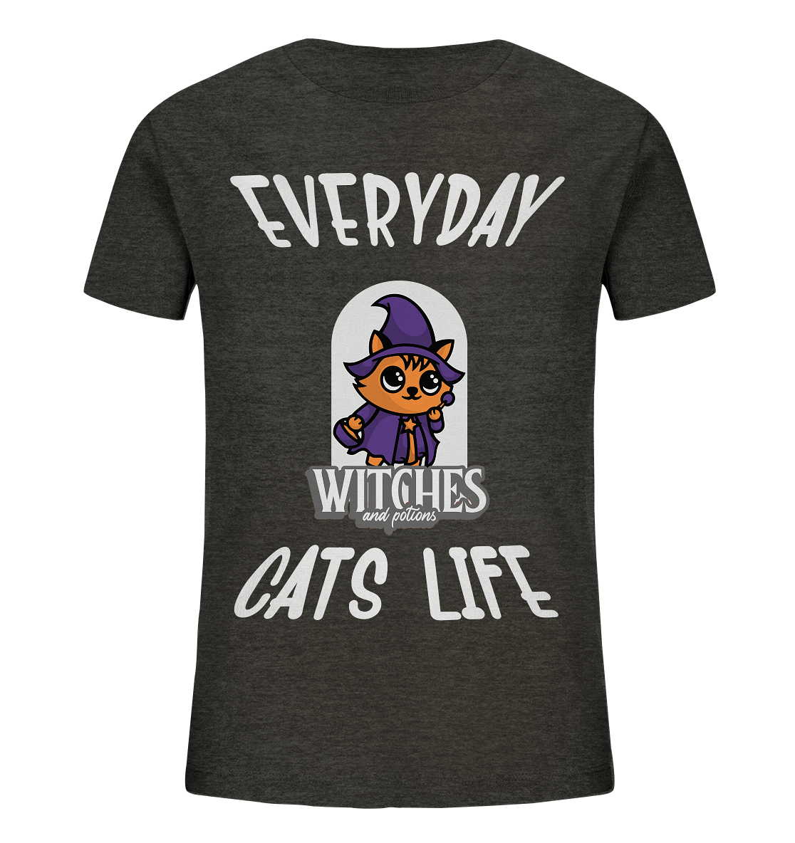 T-Shirt Comic Katze Hexe