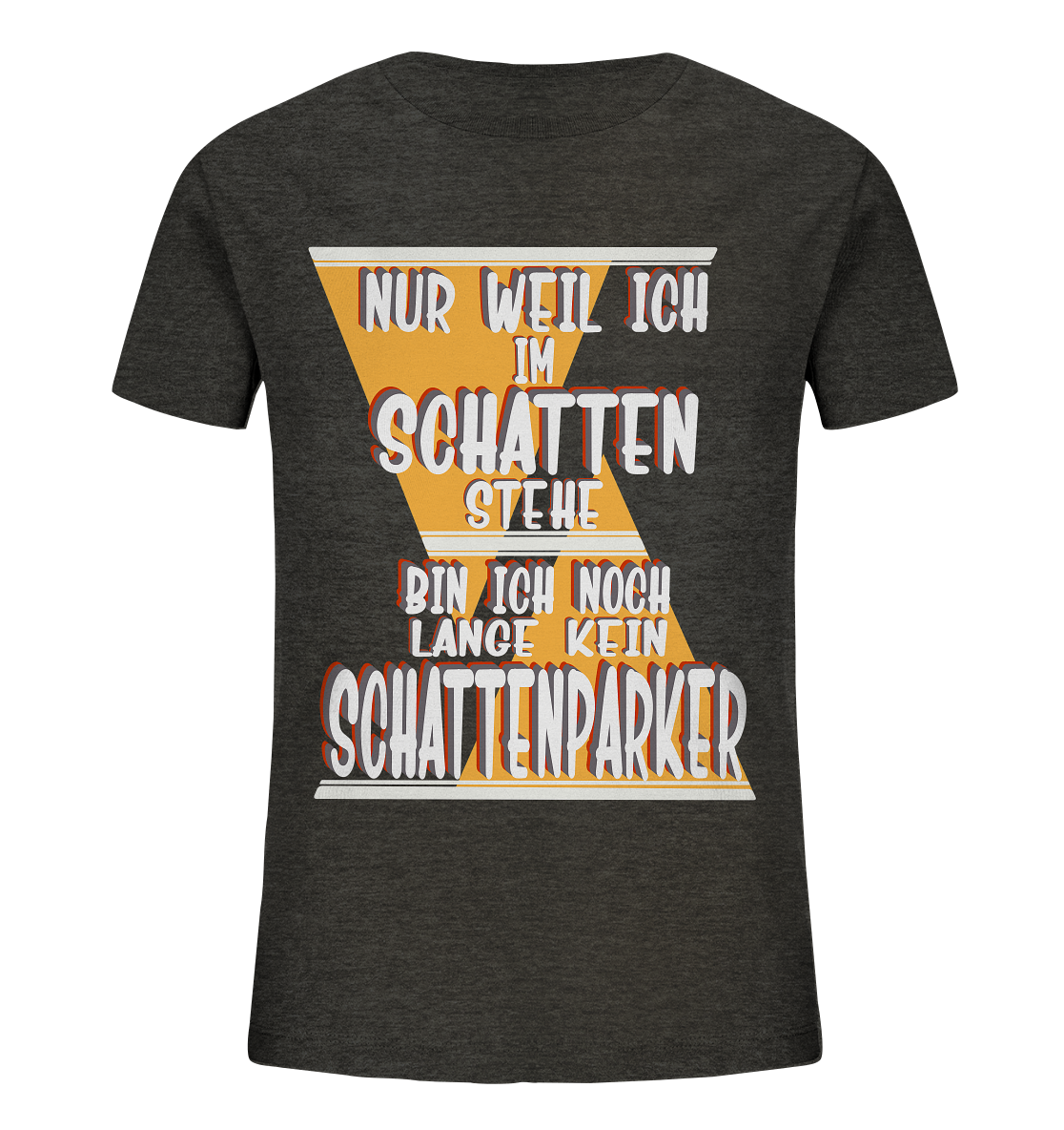 Schattenparker, mein Statement, Helles Design - Kids Organic Shirt