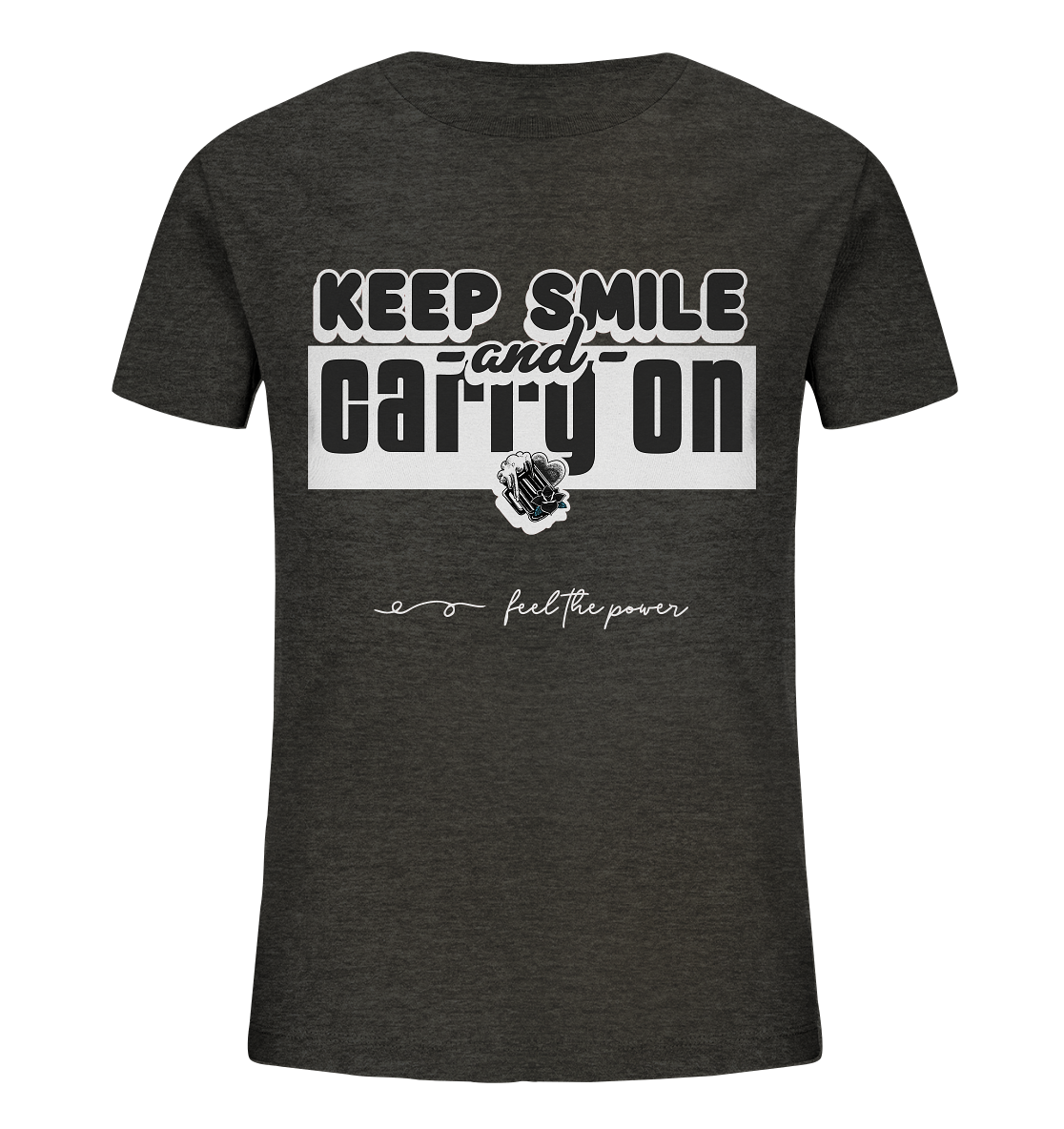 "Keep Smile"  - Kids Organic Shirt