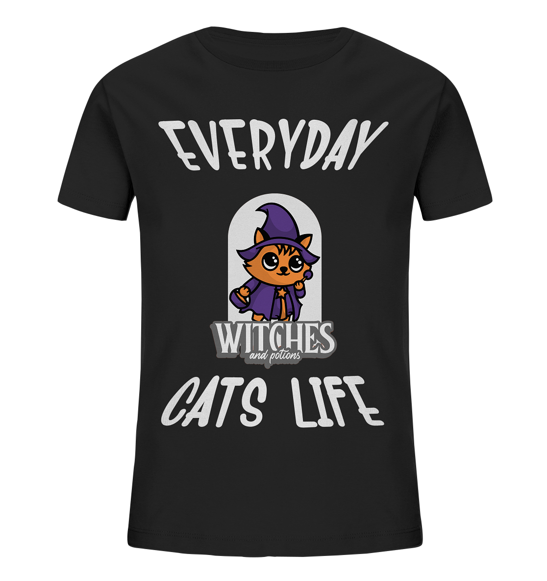 T-Shirt Comic Katze Hexe