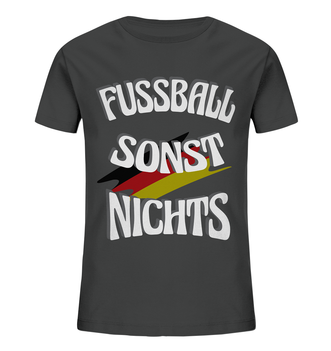 Fussball sonst Nichts, mit Leib und Seele Fan, Fußballfans - Kids Organic Shirt