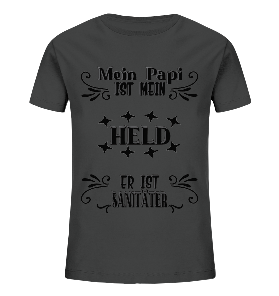 DAS PAPA PROJEKT-MEIN HELD-SANITÄTER- Kids Organic Shirt