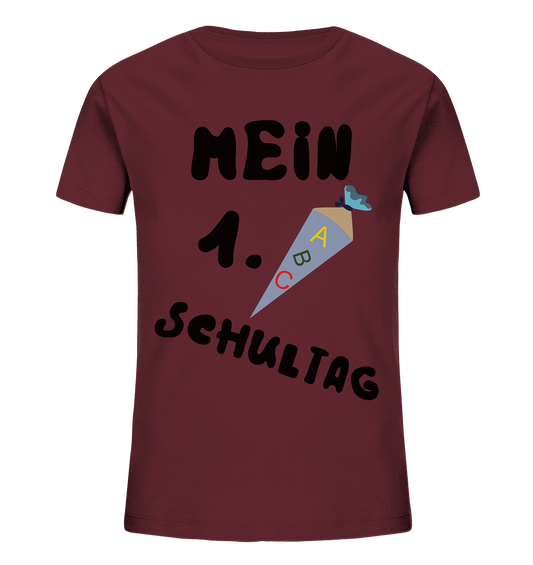 1. Schultag, Einschulung, Zuckettüte - Kids Organic Shirt