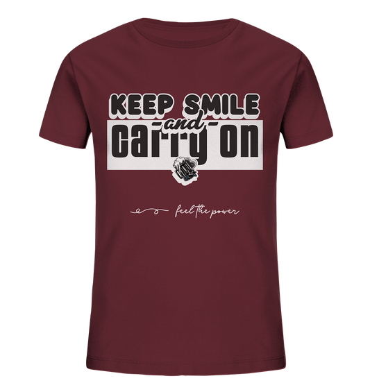 "Keep Smile"  - Kids Organic Shirt