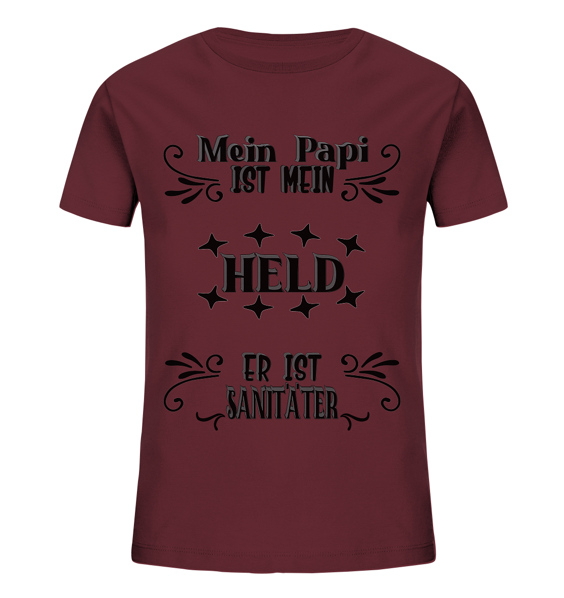 DAS PAPA PROJEKT-MEIN HELD-SANITÄTER- Kids Organic Shirt