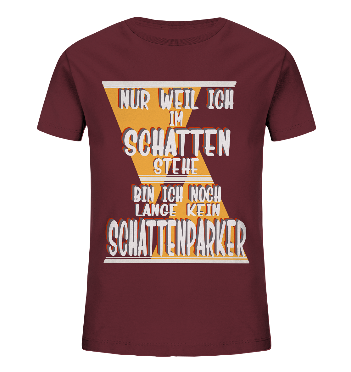 Schattenparker, mein Statement, Helles Design - Kids Organic Shirt