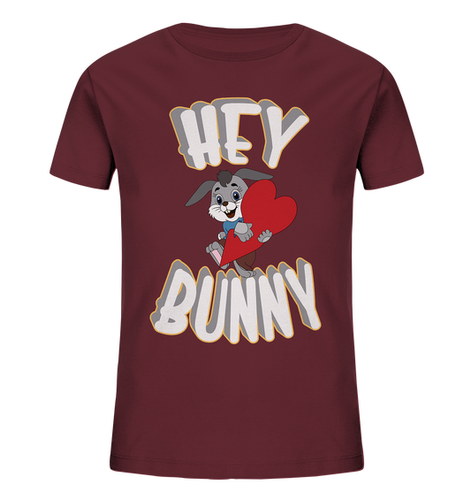 Hey Bunny, Valentine, Valentinstag am 14. Februar, Geschenkideen - Kids Organic Shirt