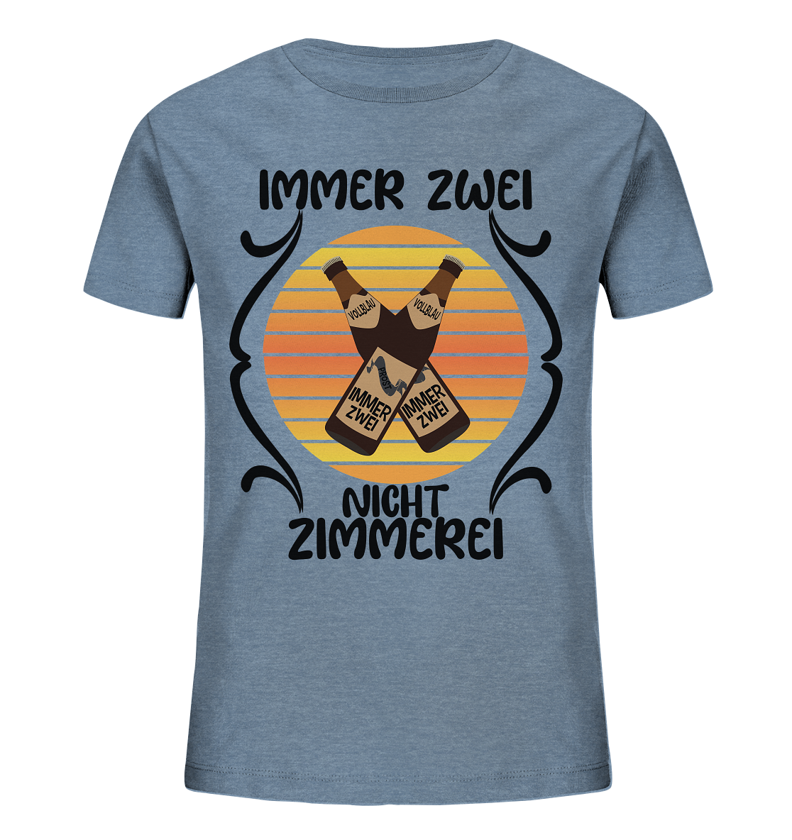 Immer Zwei, Nicht Zimmerei, witziges für den Alltag - Kids Organic Shirt