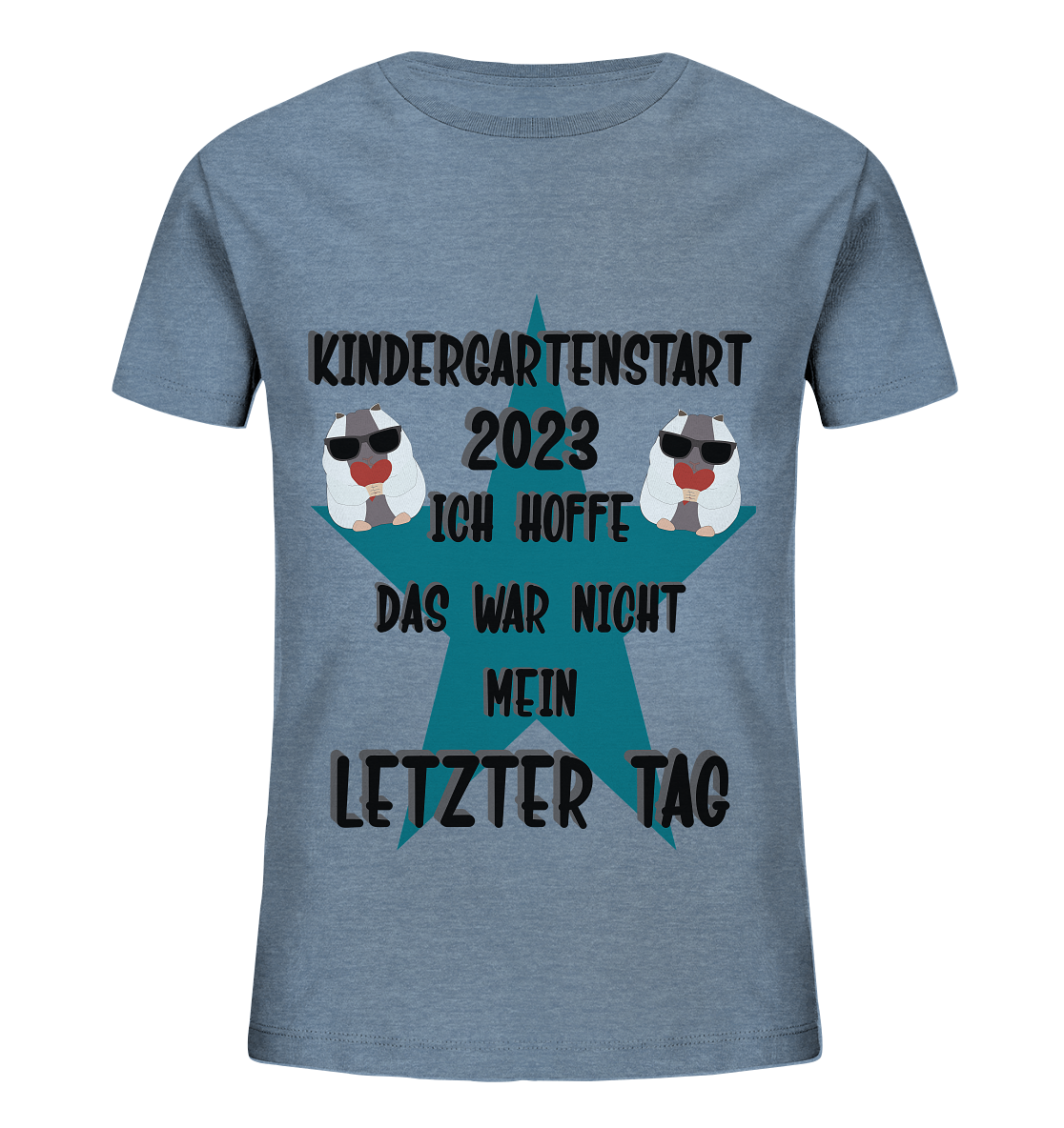 Kindergartenstart 2023, Kiga, Kindergarten - Kids Organic Shirt