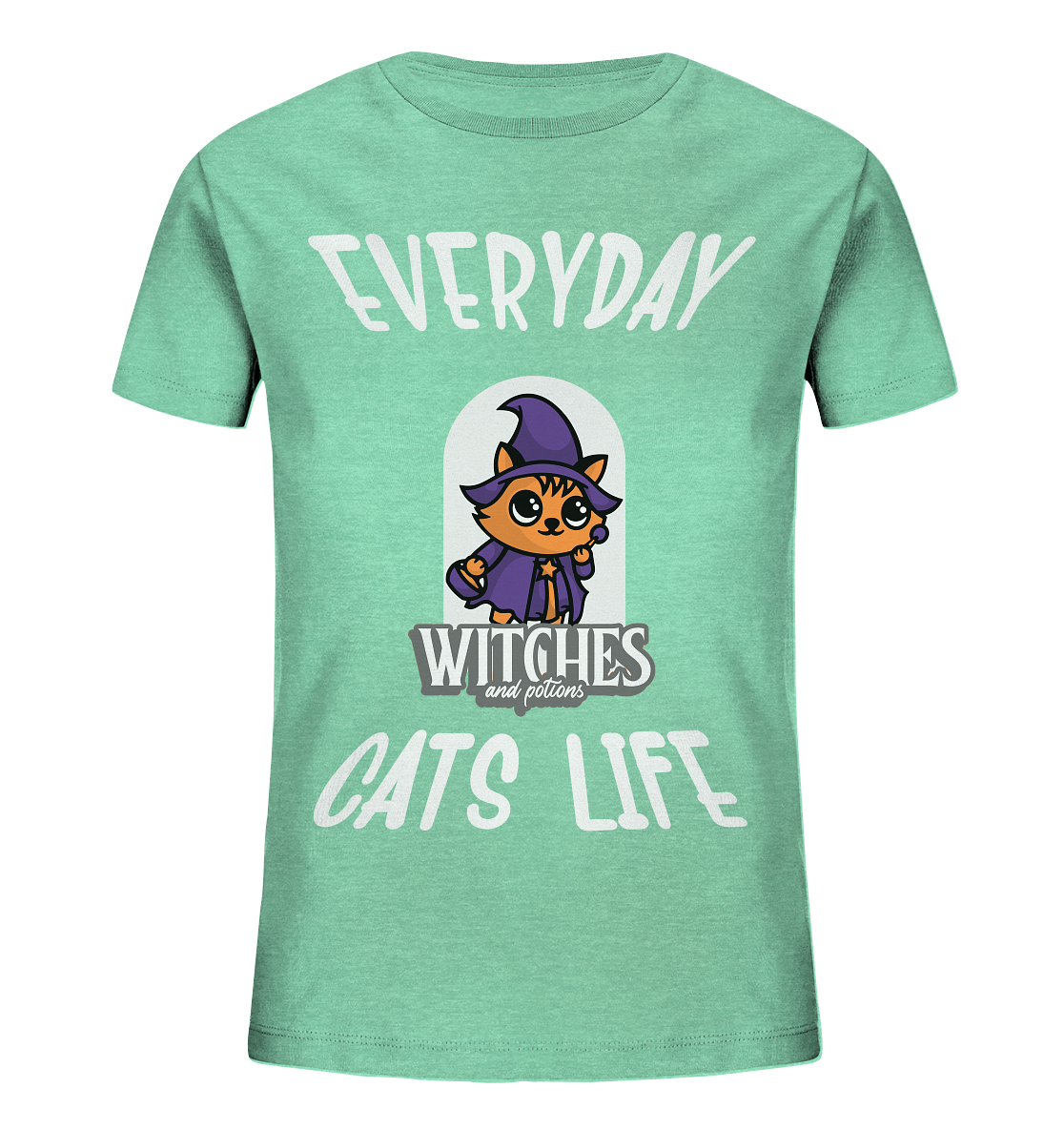 T-Shirt Comic Katze Hexe