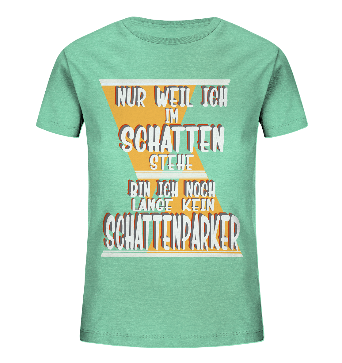 Schattenparker, mein Statement, Helles Design - Kids Organic Shirt