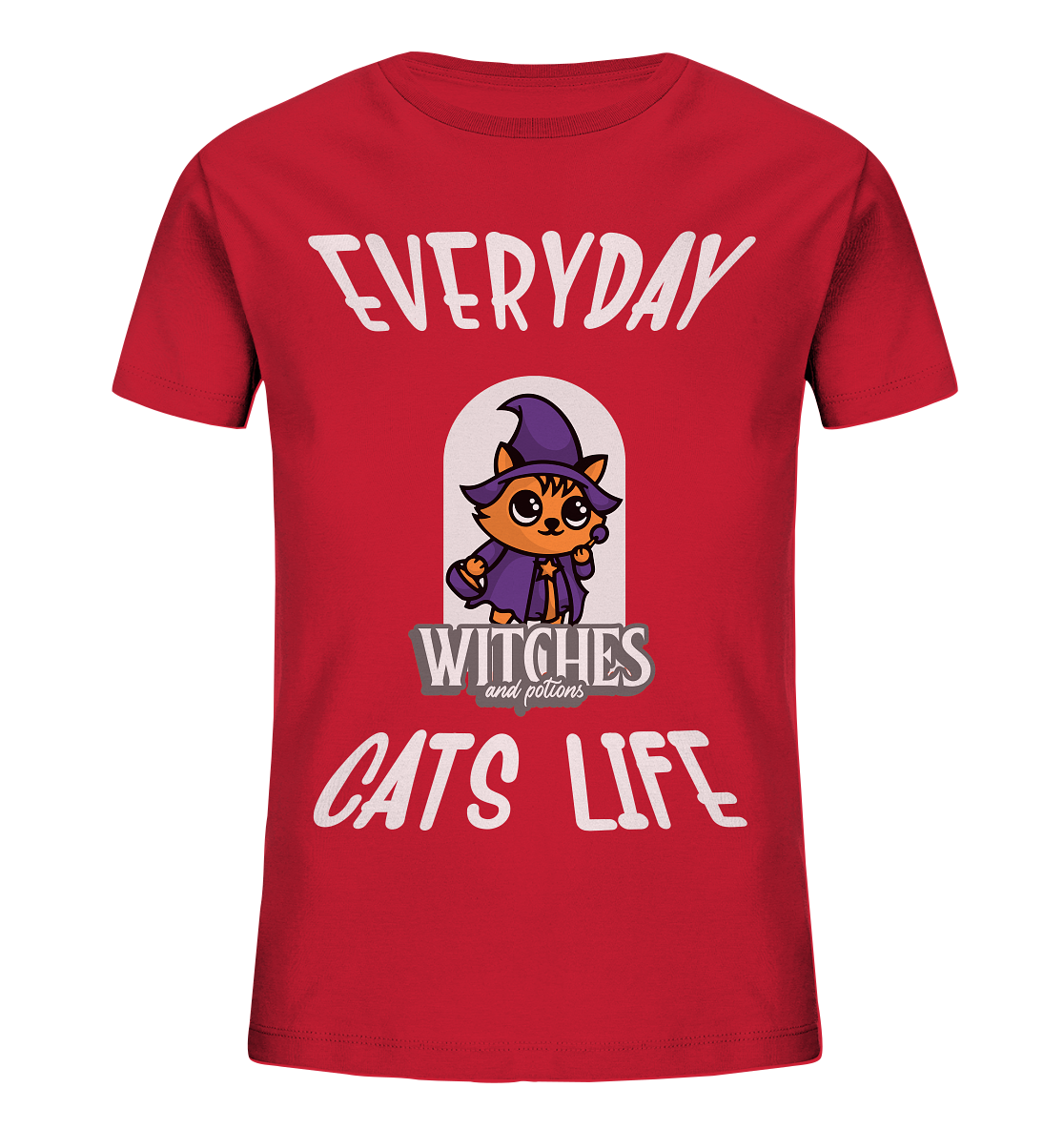 T-Shirt Comic Katze Hexe