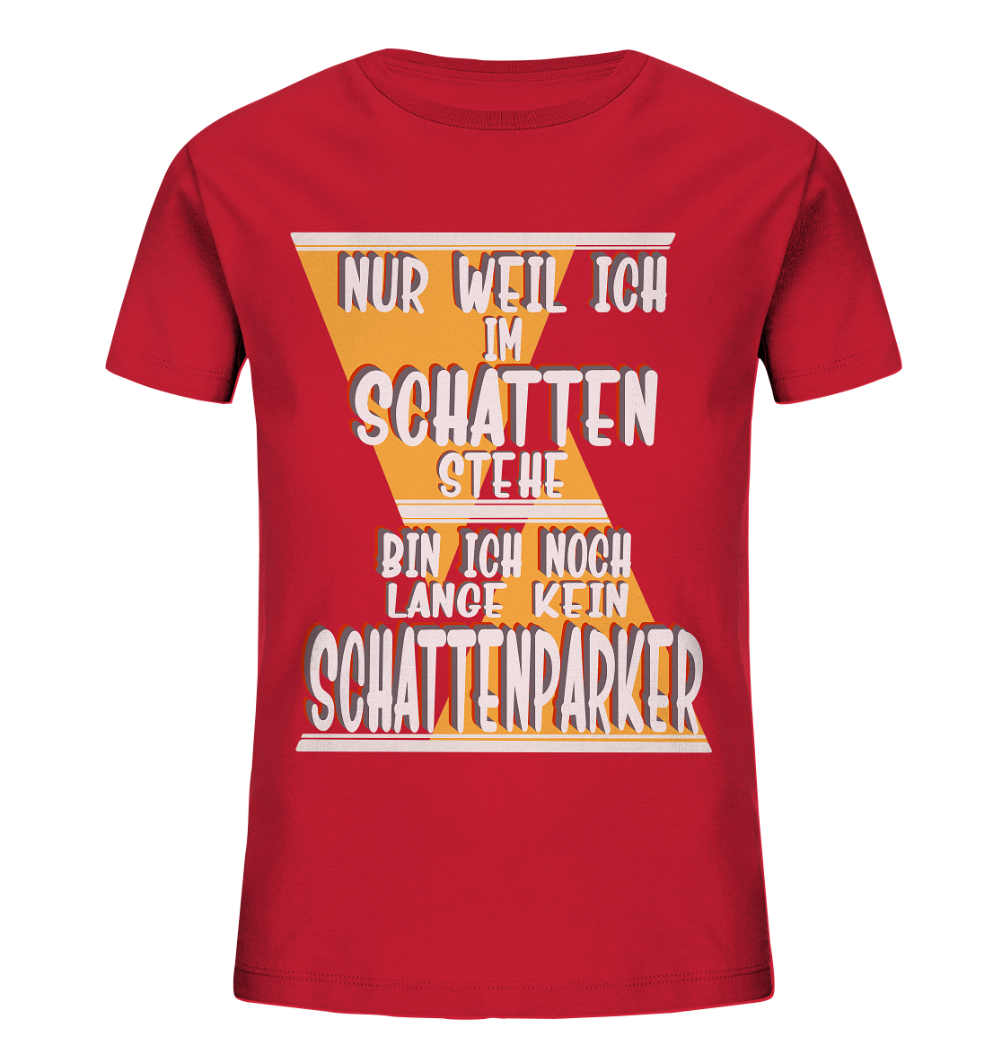 Schattenparker, mein Statement, Helles Design - Kids Organic Shirt