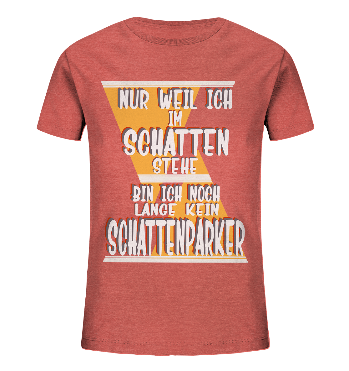 Schattenparker, mein Statement, Helles Design - Kids Organic Shirt