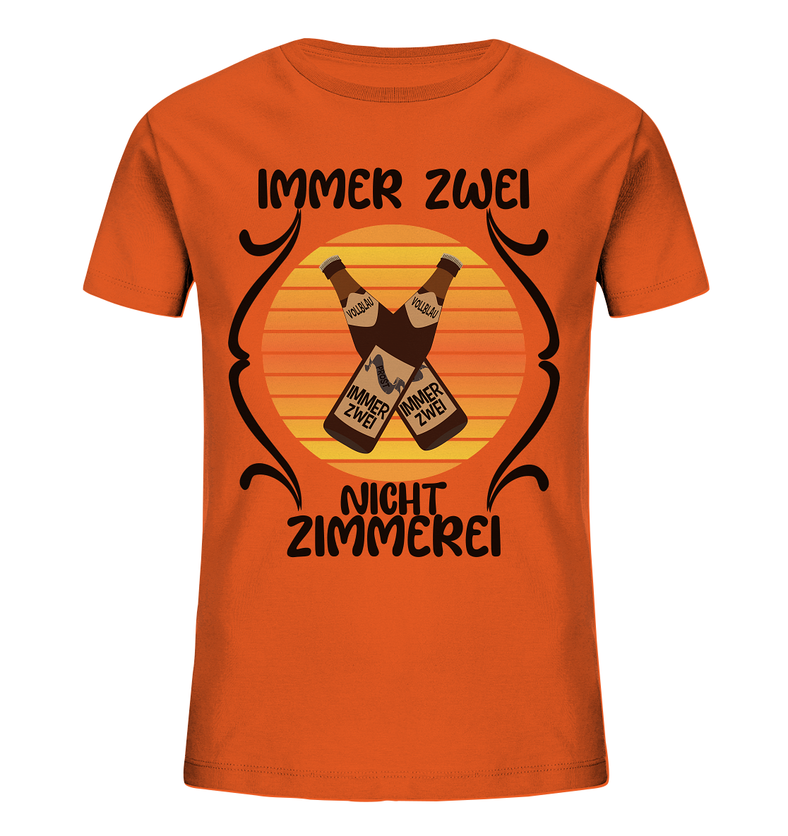 Immer Zwei, Nicht Zimmerei, witziges für den Alltag - Kids Organic Shirt