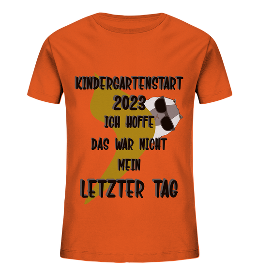 Kindergartenstart 2023, Kiga, Kindergarten  - Kids Organic Shirt