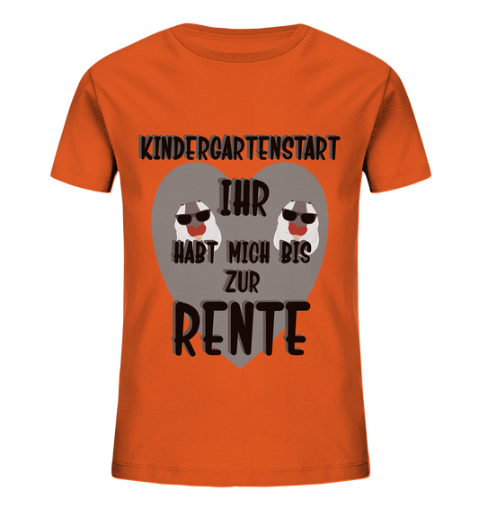 Kindergartenstart, Kiga, Kindergarten - Kids Organic Shirt