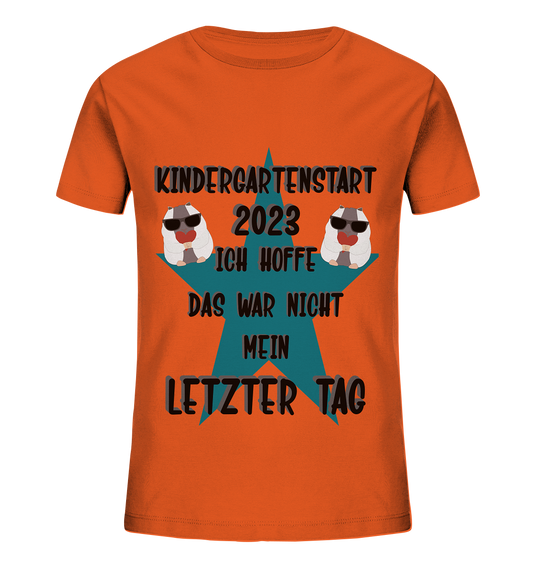 Kindergartenstart 2023, Kiga, Kindergarten - Kids Organic Shirt