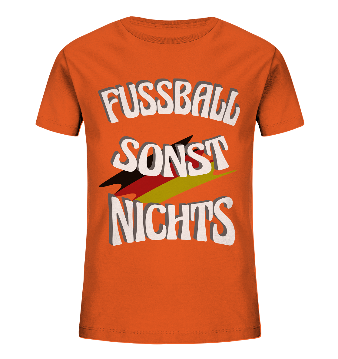 Fussball sonst Nichts, mit Leib und Seele Fan, Fußballfans - Kids Organic Shirt