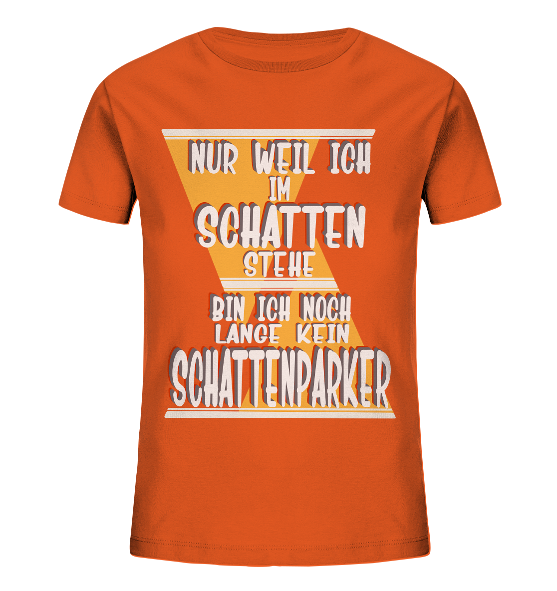 Schattenparker, mein Statement, Helles Design - Kids Organic Shirt