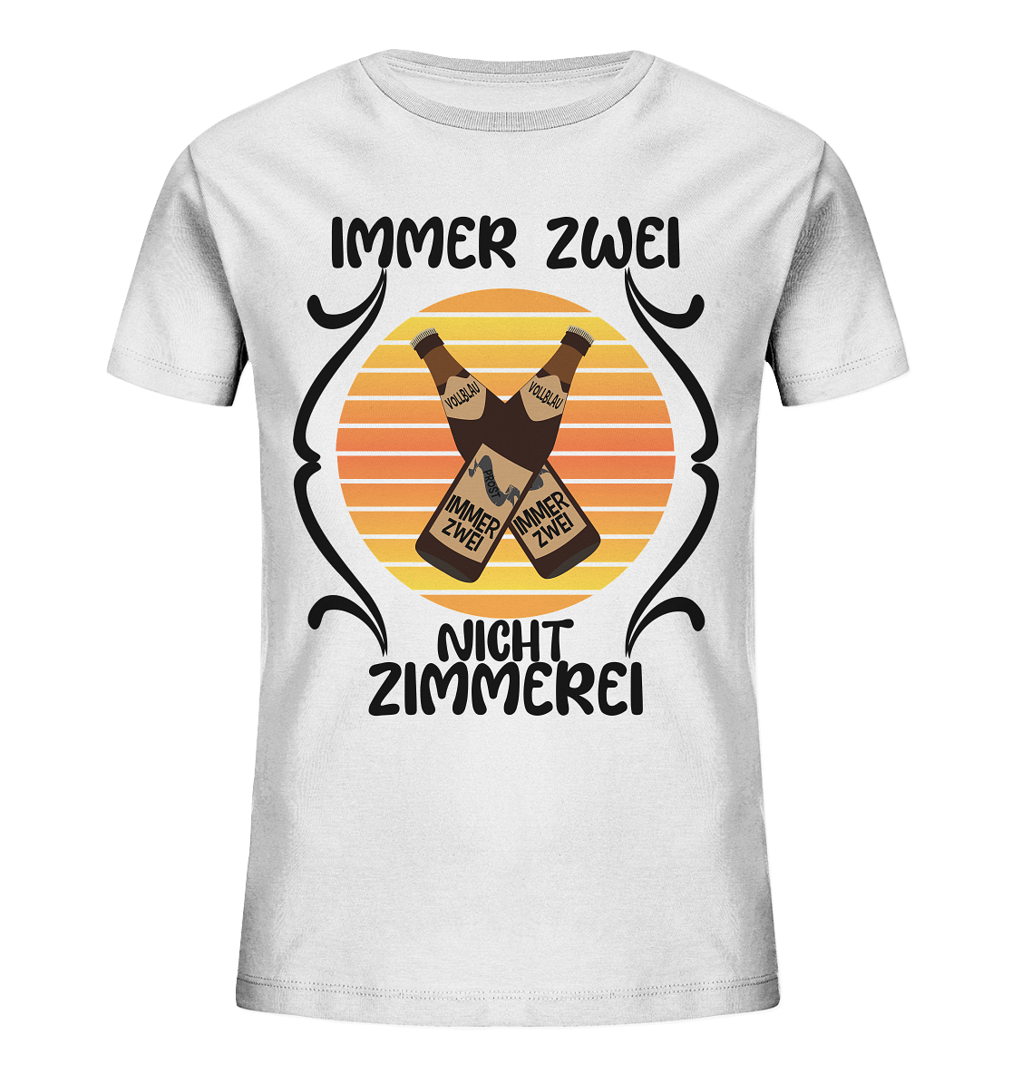 Immer Zwei, Nicht Zimmerei, witziges für den Alltag - Kids Organic Shirt