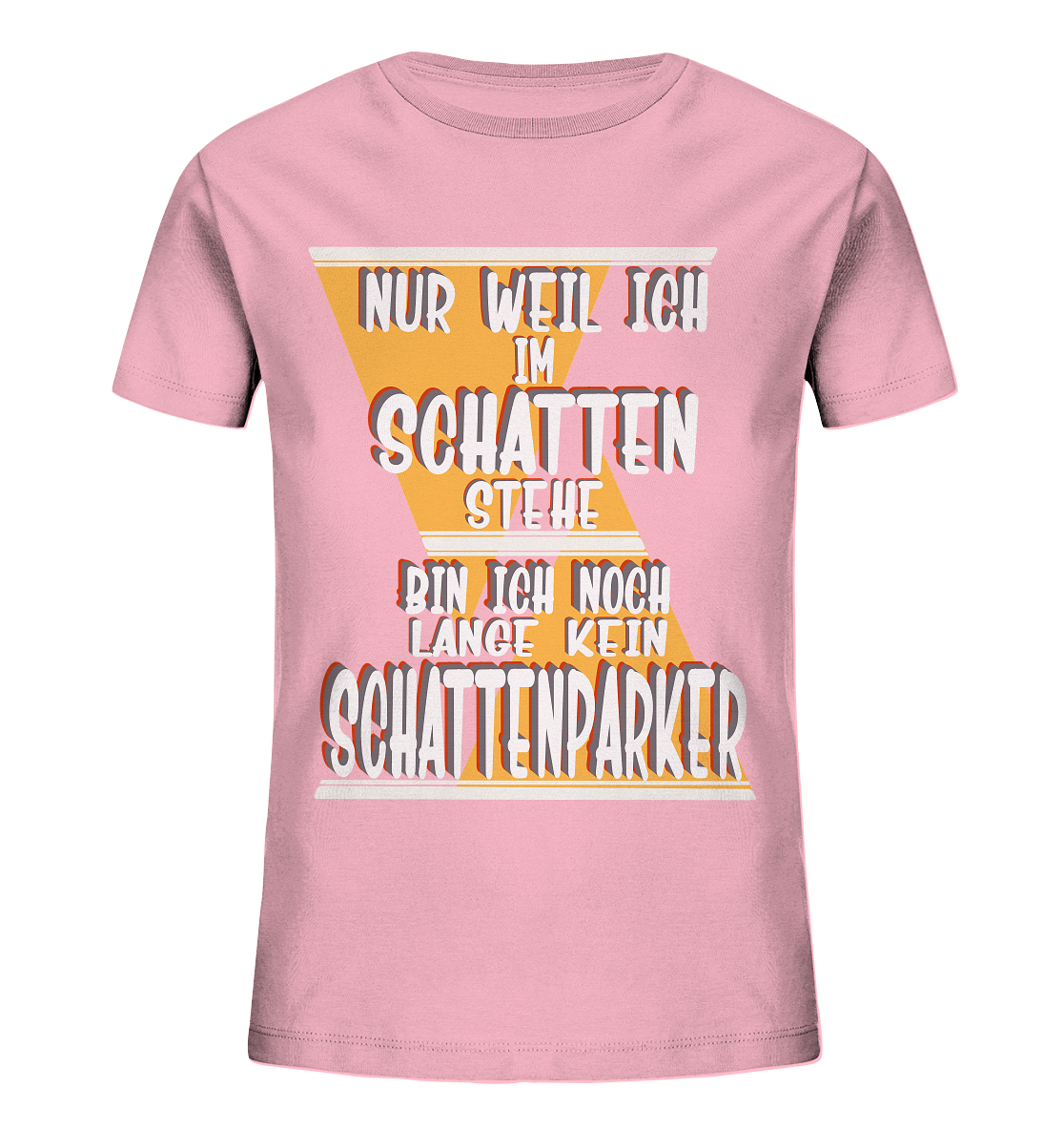 Schattenparker, mein Statement, Helles Design - Kids Organic Shirt