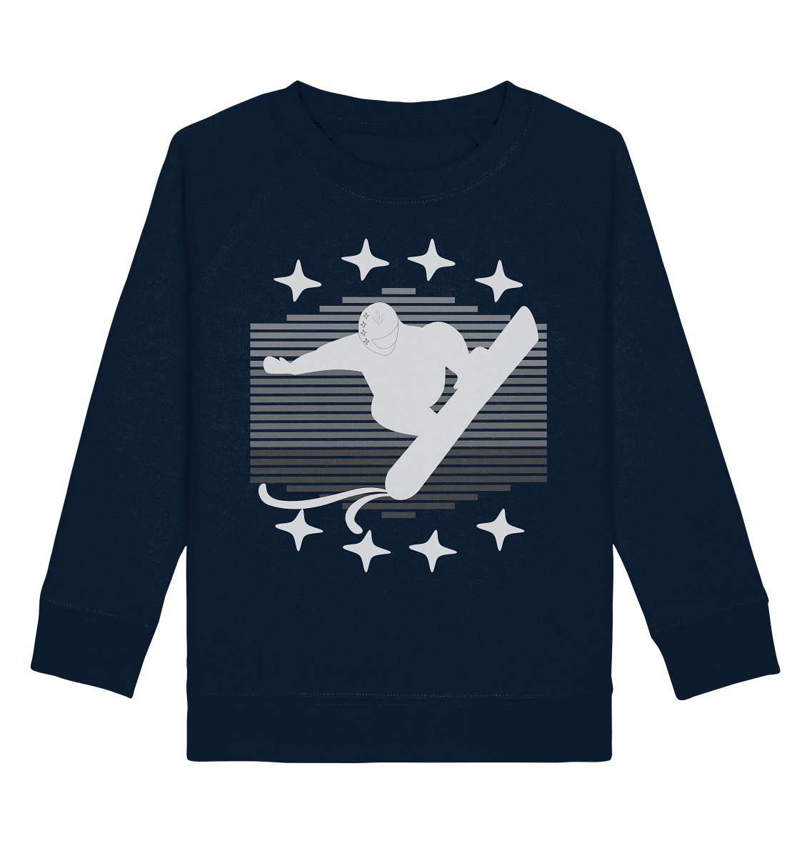 Snowboarder, Apres- Ski, Party danach, Piste - Kids Organic Sweatshirt