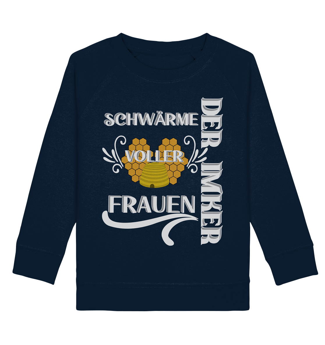 Der Imker, schwärme voller Frauen, Imkerei, Helden, Helles Motiv - Kids Organic Sweatshirt