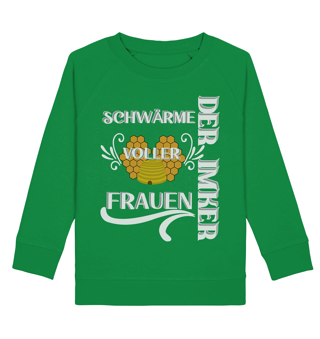 Der Imker, schwärme voller Frauen, Imkerei, Helden, Helles Motiv - Kids Organic Sweatshirt