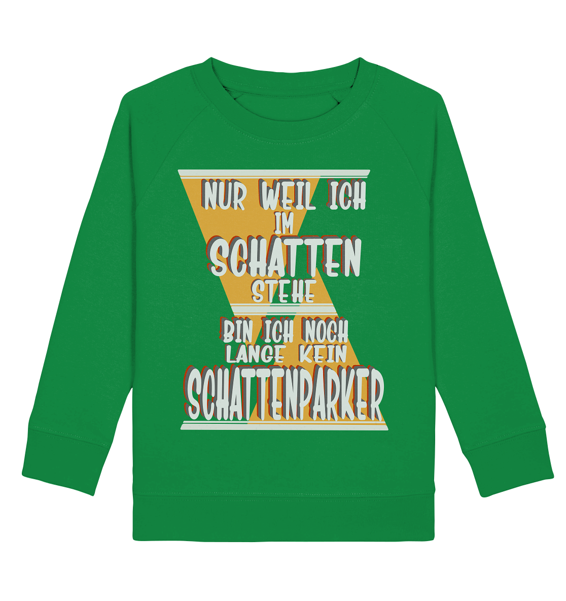 Schattenparker, mein Statement, Helles Design - Kids Organic Sweatshirt