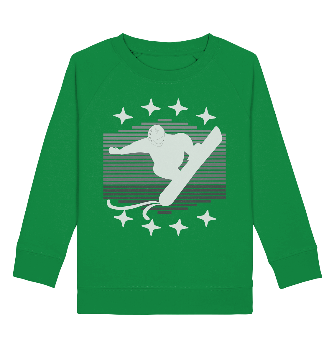 Snowboarder, Apres- Ski, Party danach, Piste - Kids Organic Sweatshirt