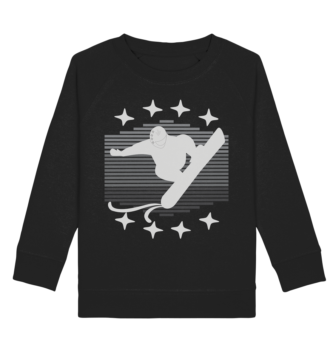 Snowboarder, Apres- Ski, Party danach, Piste - Kids Organic Sweatshirt