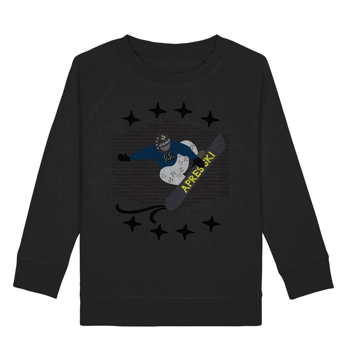 Snowboarding, Apres- Ski, Snowboard, - Kids Organic Sweatshirt