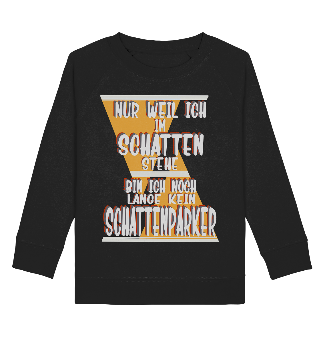 Schattenparker, mein Statement, Helles Design - Kids Organic Sweatshirt