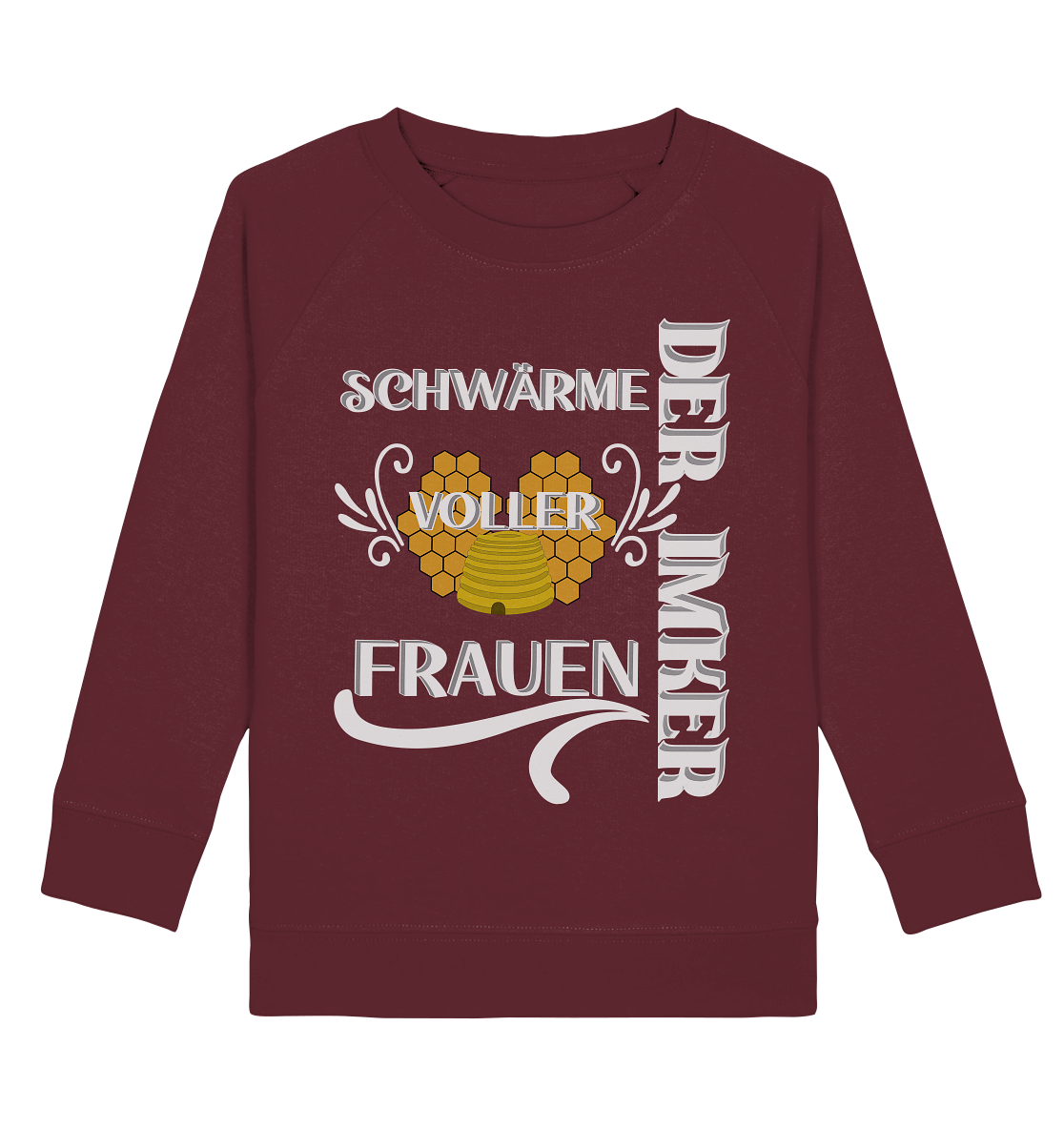 Der Imker, schwärme voller Frauen, Imkerei, Helden, Helles Motiv - Kids Organic Sweatshirt