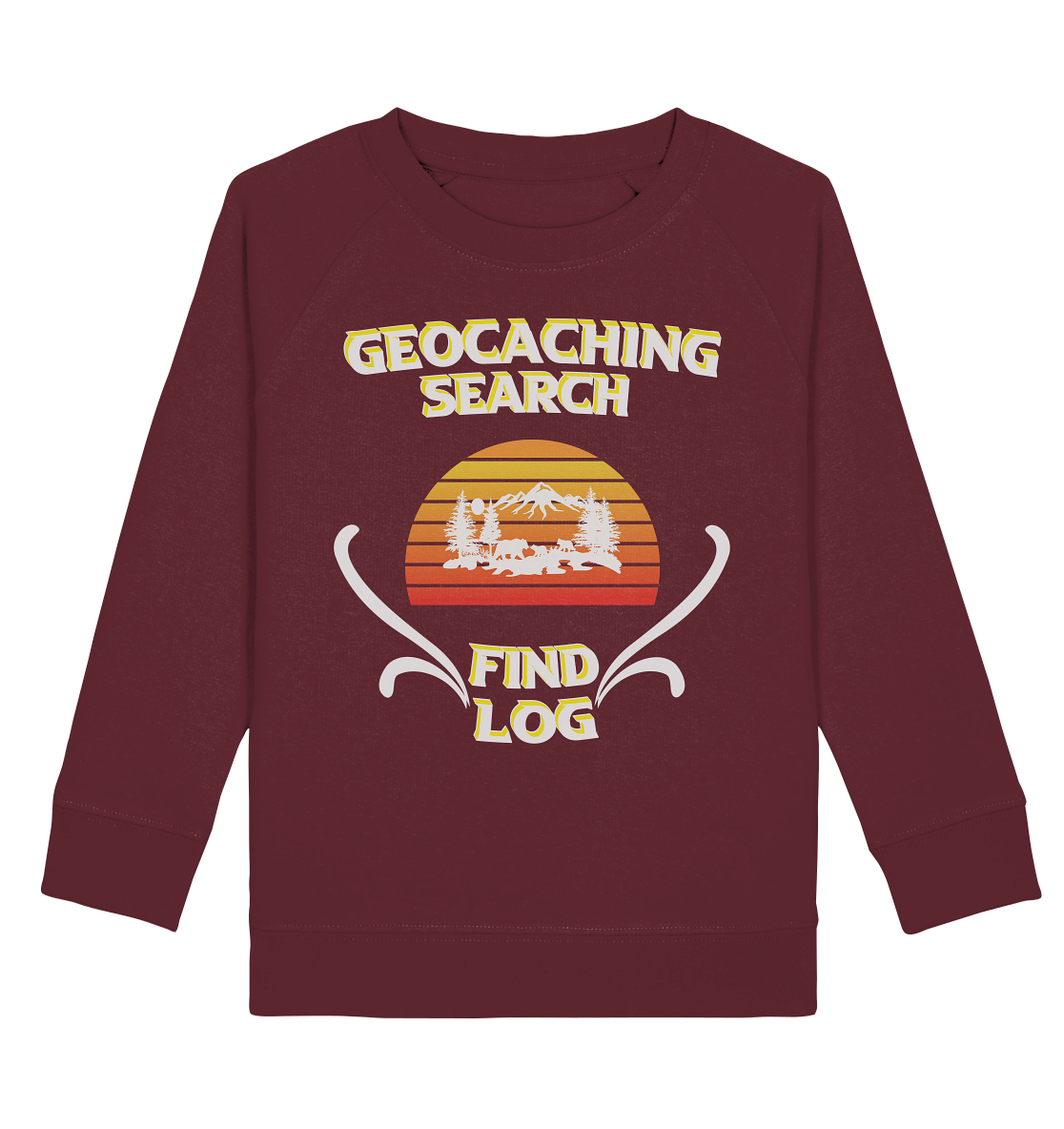 Geocaching, Suchen, Finden und Log, Geocache - Kids Organic Sweatshirt