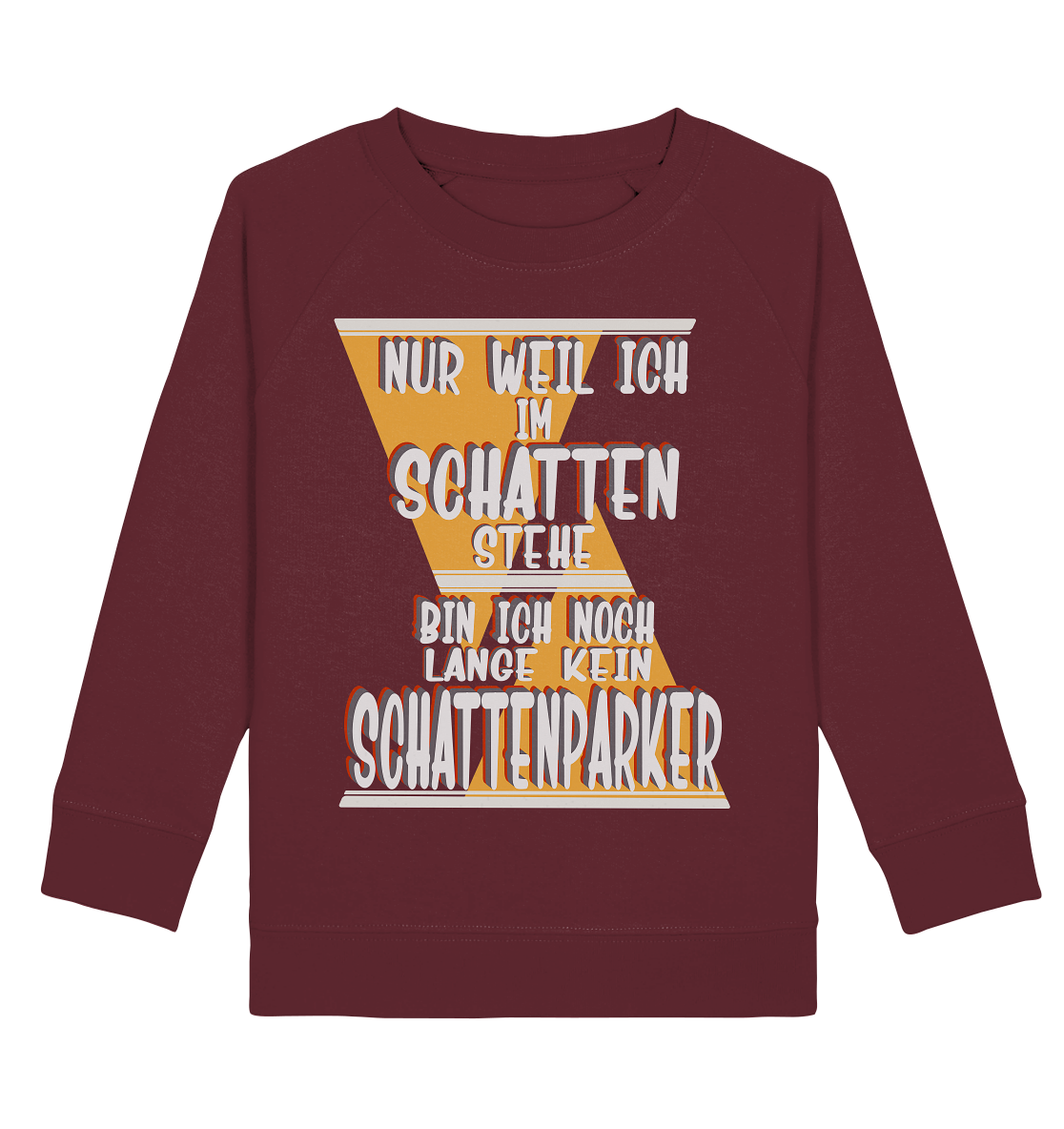 Schattenparker, mein Statement, Helles Design - Kids Organic Sweatshirt