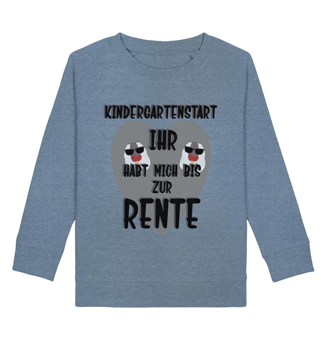 Kindergartenstart, Kiga, Kindergarten - Kids Organic Sweatshirt