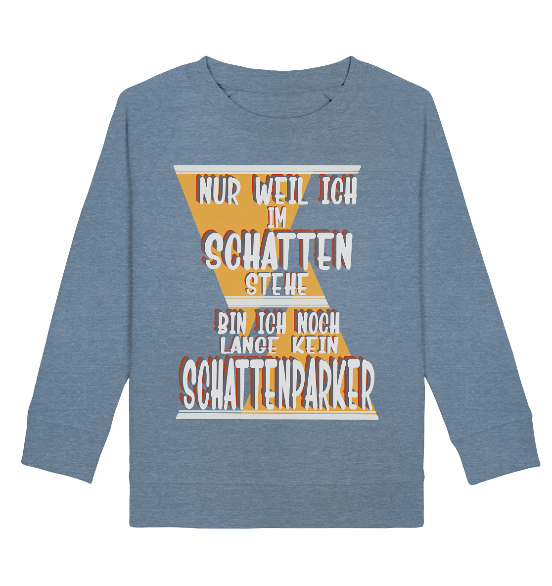 Schattenparker, mein Statement, Helles Design - Kids Organic Sweatshirt