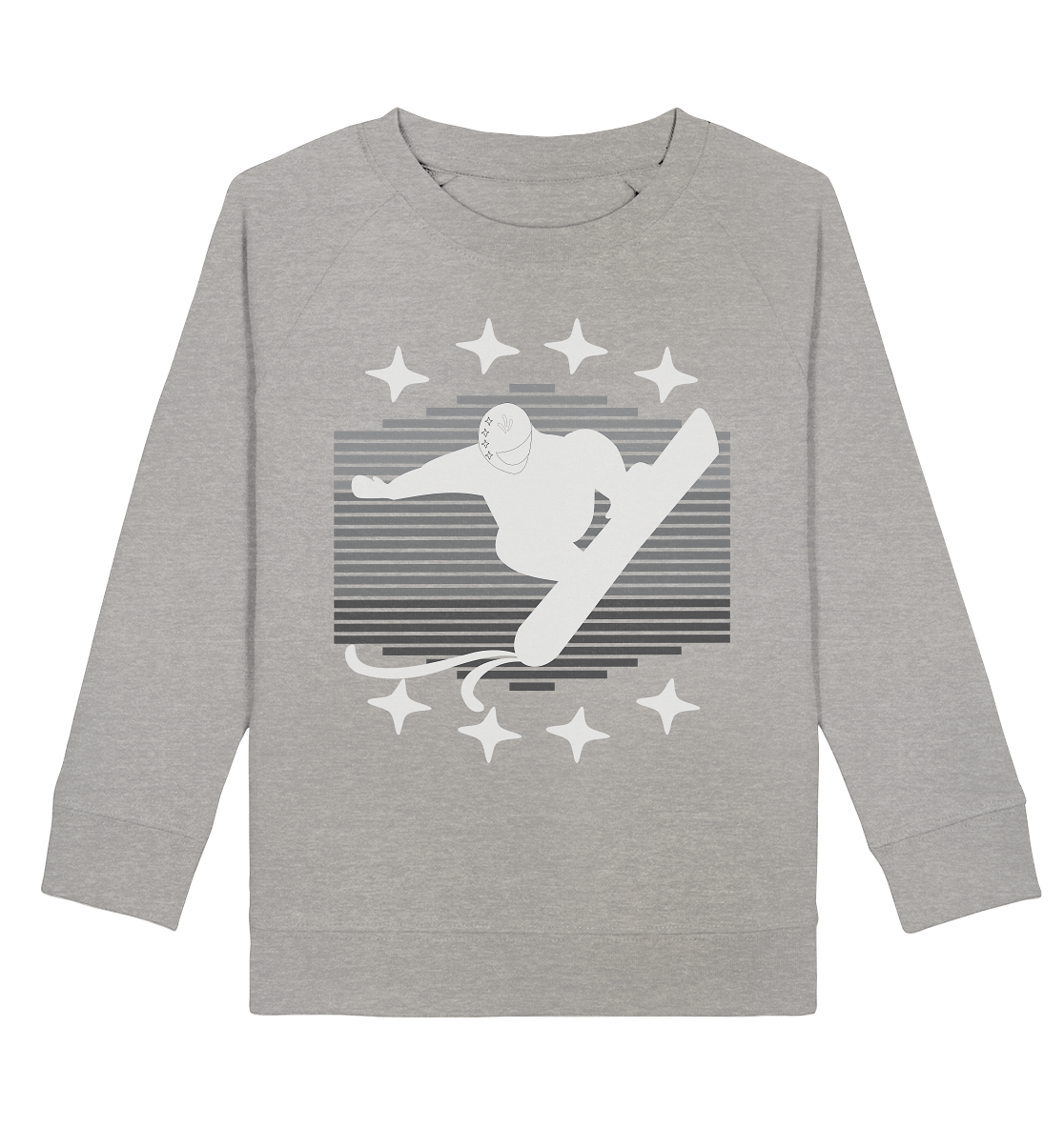 Snowboarder, Apres- Ski, Party danach, Piste - Kids Organic Sweatshirt